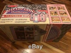 Melissa And Doug NEW Victorian Wooden Dollhouse