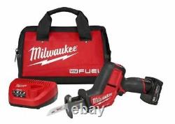 Milwaukee 2520-21XC M12 FUEL Brushless Hackzall Reciprocating Saw Kit 4.0 Ah NEW