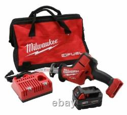 Milwaukee 2719-21 M18 Fuel Hackzall Reciprocating Saw with 5.0 ah Battery Kit New