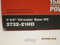 Milwaukee 2732-21HD M18 FUEL 7-1/4 Circular Saw Kit 2021 NEW SEALED BOX FSHP