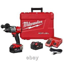 Milwaukee 2803-22 M18 FUEL 18V 1/2-Inch Cordless Lithium-Ion Drill Driver Kit