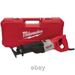 Milwaukee 6509-31 12 Amp Sawzall Reciprocating Saw Kit With Hard Shell Case NEW