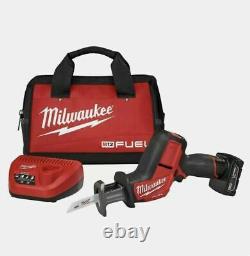 Milwaukee M12 FUEL Brushless Hackzall Reciprocating Saw Kit w 4.0 Ah 2520-21XC