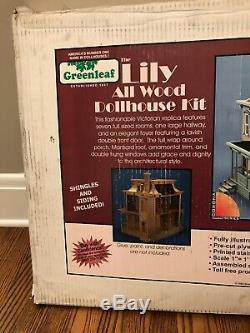 Model Greenleaf Dollhouses #9304 Lily All Wood Dollhouse New In Box