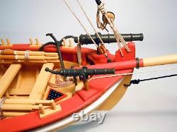 Model Shipways 18th Century Armed Longboat 124 Scale Wood, Metal & Photo-etched