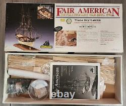 Model Shipways #2015 Fair American, Revolutionary War Brig, 1777 1/48 Wood Kit
