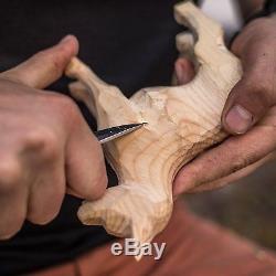 Mora Wood Carving Hook Crook Spoon Bowl Bushcraft Whittling Hand Tools Set Kit