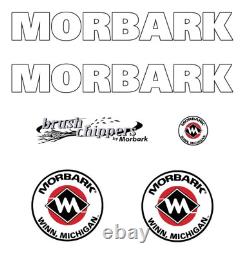 Morbark 290 Decals, Sticker Kit for Morbark 290 Wood Chipper