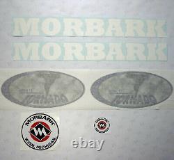Morbark Tornado 13 Decals, Repro Wood Chipper Decal Sticker Kit, UV laminated