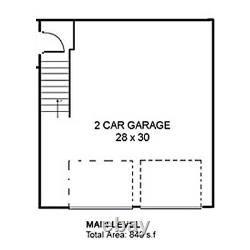 Morelia 28x30 Garage Custmzble Shell Kit Barn-dominium, delivered ready to build