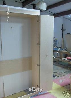 Murphy Bed Cabinet Full Cabinet Only Do it Yourself Kit Birch or Oak