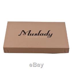 Muslady Unfinished Guitar DIY Kit Basswood Body Burl Surface Maple Wood New