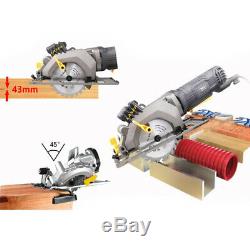 NEWONE 600W 3500RPM Mini Compact Circular Saw with Laser Guide Powerful Cutter