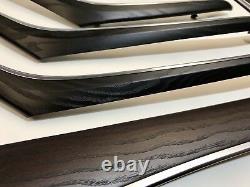 NEW 18 pieces full kit Mercedes AMG S Class W222 Brown 100% NATURAL wood set