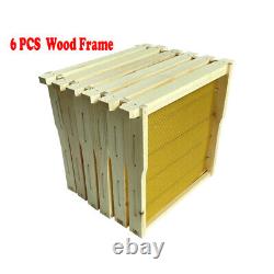 NEW Beehive Box Kit Bee Honey Hive +10 Frames Brood Natural Fir Wood Auto Frames