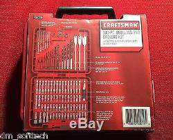 NEW Craftsman Tool Set 100 Piece Drilling and Driving Kit for Metal Wood Plastic