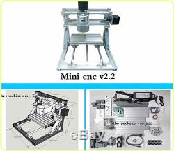 NEW DIY 3 Axis Engraver Machine Milling Wood Carving Engraving Kit CNC