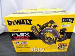 NEW DeWalt DCS578X2 FLEXVOLT 60V MAX 7-1/4 Circular Saw Kit with (2) 9 Ah Batt