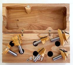 NEW Sommerfelds Tools for Wood 06002 6-Pc Jointmaking Bit Set Kit