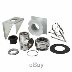 NEW SuperVent 11 Piece Chimney Pipe Accessory Kit for Wall Support JSC6WSk