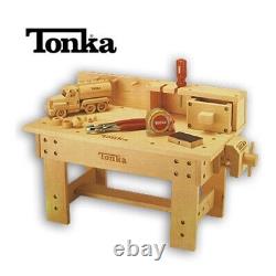 NEW VIntage Tonka Wood Model Kit Children's Wooden Wrokbench Tool workstation