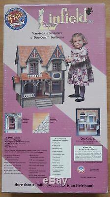NIB 1994 Dura-Craft Linfield Mansions In Miniature Doll House Model LN 190 NEW