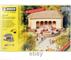 NOCH HO H0 66825 KIT Open-Air Stage with micro-sound Rock-Band and LED Light Show