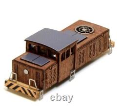 N Scale Woody Joe Wooden Diesel Locomotive withBox Car & Gondola Wagon Kit Freight