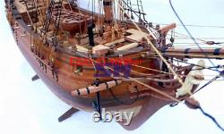 New Hms Druid 1766 Scale 1/50 90Cm Pof Unassembly Cherry Wood Model Ship Kit