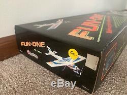 New In Box Great Planes Fun-One RC Remote Control Balsa Wood Airplane Kit