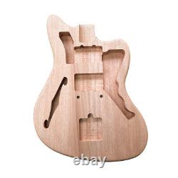 New Jazzmaster Electric Guitar Kit Mahogany Wood Guitar Body 22 Fret Guitar Neck