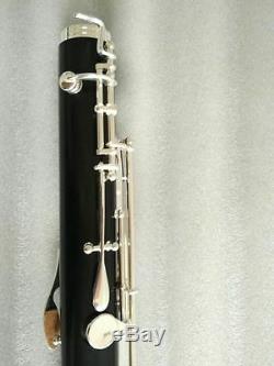 New (Low C) bass Clarinet kit ebony wood Body silver Plated