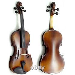 New Student 16.5 Solid Wood Viola Outfit with Lightweight Case, Bow and Rosin