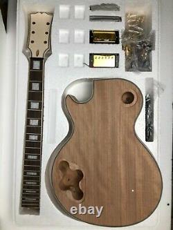 New Unfinished Electric Guitar Kit Guitar Neck & Body Mahogany all parts