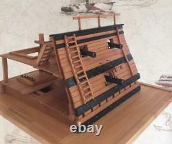 New Version Warship Wood Model Kits Scale 1/48 Fleuron 1729 Deck Cannons Model