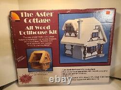 New Vtg 1993 Aster Cottage All Wood Dollhouse Kit Factory Sealed Corona #9302