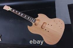 New electric guitar kit 22fret guitar neck Mahogany wood guitar body SG style