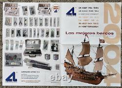New, never started, 1798 USS Constellation kit by Artesanía Latina, 1/85 scale