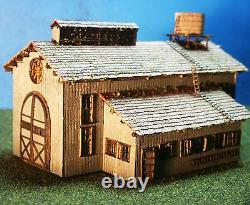 ONE STALL ENGINE HOUSE N Scale Model Railroad Structure Wood Laser Kit RSL3003