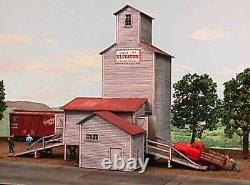 O Farmer's Grain & Stock Company LASER CUT WOOD Building KIT AMB-472