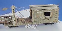 O/On3/On30 WISEMAN MODEL SERVICES DP-77 D&RGW DERRICK OP MOW CRAFTSMAN KIT