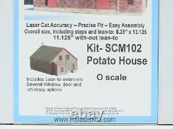 O Scale Rslaserkits SCM102 Potato House Sealed