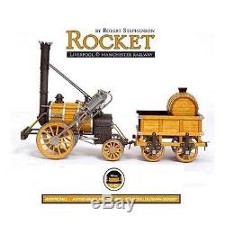 Occre Stephensons Rocket 124 Scale detailed wood & metal Model Kit 54000