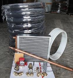 Outdoor Wood Furnace Boiler installation kit/heat exchanger/plate exchanger/ pex