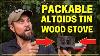 Packable Altoids Wood Stove New Design