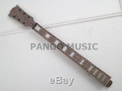 Pango Music all Zebra wood LP Custom DIY Electric Guitar Kit (PLP-066)