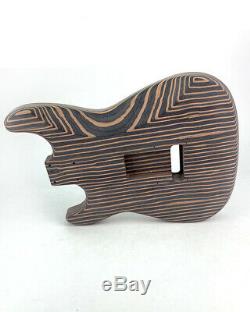 Pit Bull Guitars DSZ-1 Electric Guitar Kit (Zebra wood Body & Ebony Fretboard)
