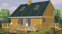 Pocono 28 x 36 Customizable Shell Kit Home, delivered ready to build