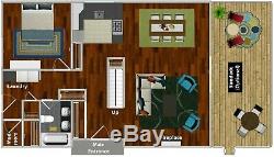 Prefab A-FRAME 26 x 34 Kit Home (Pre-fab, panelized, delivered ready to build!)