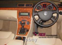 Premium Car Wood Dash Trim Kit 34 Pcs Fits Vw Touareg 2004- 2010 New Tuning Set